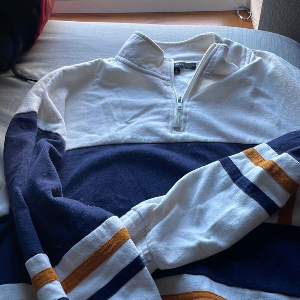 PAC Sun LA Hearts half zip sweatshirt